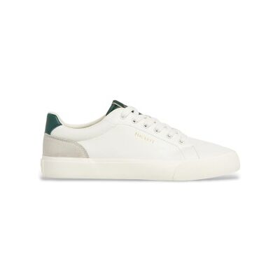 Hackett London für Herren. HMS200035 Blake Dean Leder Turnschuhe weiß (43), Wohnung, Schnürsenkel, Lässig Hackett London für Herren. HMS200035 Blake Dean Leder Turnschuhe weiß (43), Wohnung, Schnürsenkel, Lässig