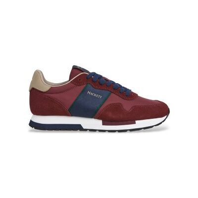 Hackett London für Herren. HMS200033 Turnschuhe Keston Heritage burgundy (41), Rot, Wohnung, Schnürsenkel, Lässig, Bordeaux Hackett London für Herren. HMS200033 Turnschuhe Keston Heritage burgundy (41), Rot, Wohnung, Schnürsenkel, Lässig, Bordeaux