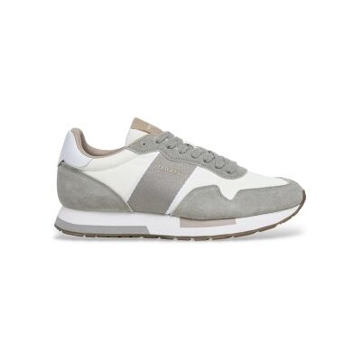 Hackett London für Herren. HMS200088 Turnschuhe Keston Symbol grau (40), Leder, Wohnung, Schnürsenkel, Lässig Hackett London für Herren. HMS200088 Turnschuhe Keston Symbol grau (40), Leder, Wohnung, Schnürsenkel, Lässig