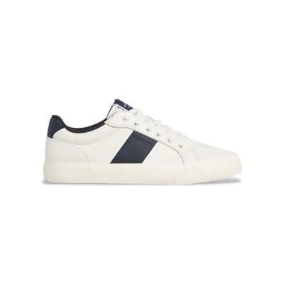 Hackett London für Herren. HMS200044 Blake Heritage Leder Turnschuhe weiß (44), Wohnung, Schnürsenkel, Lässig Hackett London für Herren. HMS200044 Blake Heritage Leder Turnschuhe weiß (44), Wohnung, Schnürsenkel, Lässig
