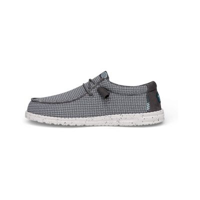 HeyDude für Herren. HD40403 Turnschuhe Wally Sport Mesh grau (41), Stoff, Wohnung, Schnürsenkel, Lässig HeyDude für Herren. HD40403 Turnschuhe Wally Sport Mesh grau (41), Stoff, Wohnung, Schnürsenkel, Lässig