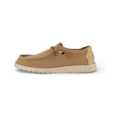 HeyDude für Herren. HD40403 Turnschuhe Wally Sport Mesh braun (43), Stoff, Wohnung, Schnürsenkel, Lässig HeyDude für Herren. HD40403 Turnschuhe Wally Sport Mesh braun (43), Stoff, Wohnung, Schnürsenkel, Lässig