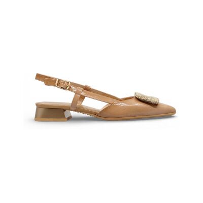 Hispanitas für Damen. HV243349 Ballerinas Dalí braun (35), Leder, Wohnung, Schnalle, Lässig Hispanitas für Damen. HV243349 Ballerinas Dalí braun (35), Leder, Wohnung, Schnalle, Lässig