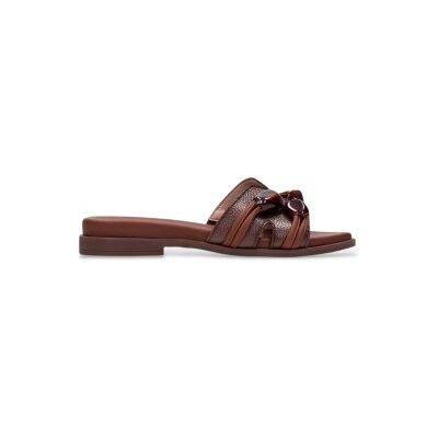 Hispanitas für Damen. HV264683 Braune Bali-Sandalen (41), Leder, Wohnung, 1 bis 3 cm, Keine, Lässig Hispanitas für Damen. HV264683 Braune Bali-Sandalen (41), Leder, Wohnung, 1 bis 3 cm, Keine, Lässig