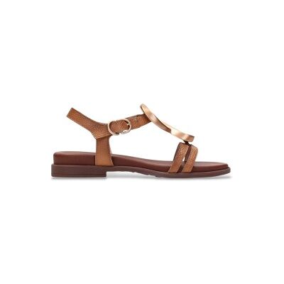 Hispanitas für Damen. HV264765 Braune Bali-Sandalen (36), Leder, Wohnung, 1 bis 3 cm, Schnalle, Lässig Hispanitas für Damen. HV264765 Braune Bali-Sandalen (36), Leder, Wohnung, 1 bis 3 cm, Schnalle, Lässig