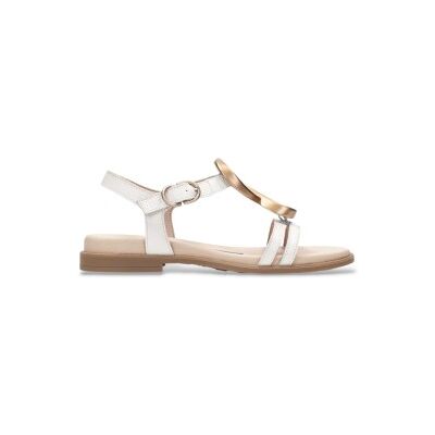 Hispanitas für Damen. HV264765 Bali Sandalen in Weiß (40), Leder, Wohnung, 1 bis 3 cm, Schnalle, Lässig Hispanitas für Damen. HV264765 Bali Sandalen in Weiß (40), Leder, Wohnung, 1 bis 3 cm, Schnalle, Lässig