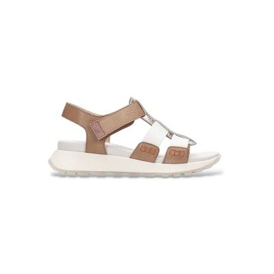 Hispanitas für Damen. CHV264624 Bernsteinfarbene Sandalen (36), Leder, Weiß, Braun, 3 bis 5 cm, Klettverschluss, Lässig Hispanitas für Damen. CHV264624 Bernsteinfarbene Sandalen (36), Leder, Weiß, Braun, 3 bis 5 cm, Klettverschluss, Lässig