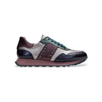 Hispanitas für Damen. CHI243623 Mehrfarbige Low-Top-Trainer (36), Leder, Wohnung, Schnürsenkel, Lässig Hispanitas für Damen. CHI243623 Mehrfarbige Low-Top-Trainer (36), Leder, Wohnung, Schnürsenkel, Lässig