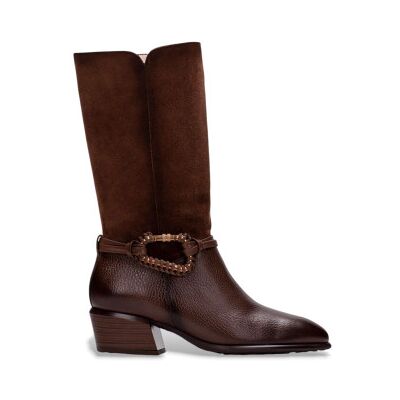 Hispanitas für Damen. PHI254298 Braune Verona Lederstiefel (38), 3 bis 5 cm, Keine, Lässig Hispanitas für Damen. PHI254298 Braune Verona Lederstiefel (38), 3 bis 5 cm, Keine, Lässig