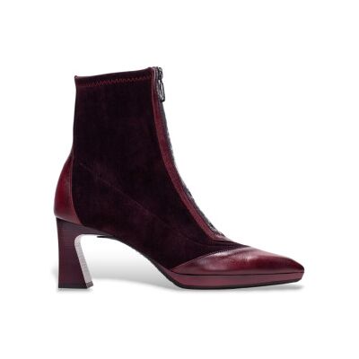 Hispanitas für Damen. HI254186 Atlanta Soho burgunderfarbene Lederstiefeletten (36), 3 bis 5 cm, Reißverschluss, Lässig, Bordeaux Hispanitas für Damen. HI254186 Atlanta Soho burgunderfarbene Lederstiefeletten (36), 3 bis 5 cm, Reißverschluss, Lässig, Bordeaux