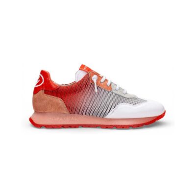 Hispanitas für Damen. BHV253869 Turnschuhe Kansas weiß (40), Leder, Rot, Wohnung, Schnürsenkel, Lässig Hispanitas für Damen. BHV253869 Turnschuhe Kansas weiß (40), Leder, Rot, Wohnung, Schnürsenkel, Lässig
