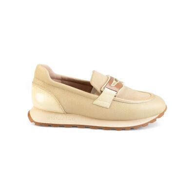 Hispanitas für Damen. HI243720 Sportliche beigefarbene Leder-Slipper (41), Wohnung, Keine, Lässig Hispanitas für Damen. HI243720 Sportliche beigefarbene Leder-Slipper (41), Wohnung, Keine, Lässig