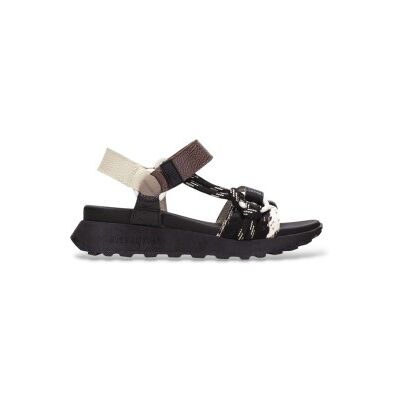 Hispanitas für Damen. CHV264869 Ambar mehrfarbige Sandalen (38), Leder, Schwarz, 3 bis 5 cm, Klettverschluss, Lässig Hispanitas für Damen. CHV264869 Ambar mehrfarbige Sandalen (38), Leder, Schwarz, 3 bis 5 cm, Klettverschluss, Lässig