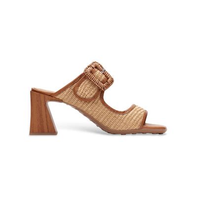 Hispanitas für Damen. RHV254048 Braune Miami-Sandalen (41), Leder, 5 bis 8 cm, Keine, Lässig Hispanitas für Damen. RHV254048 Braune Miami-Sandalen (41), Leder, 5 bis 8 cm, Keine, Lässig