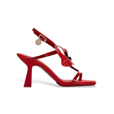 Hispanitas für Damen. GOYA24 Sandalen Goya rot (36), Leder, 5 bis 8 cm, Schnalle, Lässig, Party Hispanitas für Damen. GOYA24 Sandalen Goya rot (36), Leder, 5 bis 8 cm, Schnalle, Lässig, Party