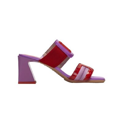 Hispanitas für Damen. CHV243327 Sandalen Mallorca rot flieder (40), Leder, 5 bis 8 cm, Keine, Lässig, Party Hispanitas für Damen. CHV243327 Sandalen Mallorca rot flieder (40), Leder, 5 bis 8 cm, Keine, Lässig, Party