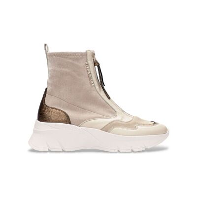 Hispanitas für Damen. HI243628 Beige Lederturnschuhe (37), 3 bis 5 cm, Reißverschluss, Lässig Hispanitas für Damen. HI243628 Beige Lederturnschuhe (37), 3 bis 5 cm, Reißverschluss, Lässig