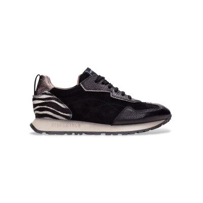 Hispanitas für Damen. ZHI254312 Leder Turnschuhe Kansas schwarz (36), Wohnung, 1 bis 3 cm, Schnürsenkel, Lässig Hispanitas für Damen. ZHI254312 Leder Turnschuhe Kansas schwarz (36), Wohnung, 1 bis 3 cm, Schnürsenkel, Lässig