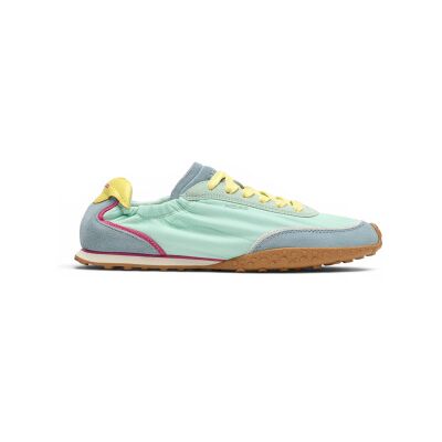 HOFF für Damen. 12661016 Sneaker Bridge Dopamine türkis (40), Leder, Wohnung, Schnürsenkel, Lässig HOFF für Damen. 12661016 Sneaker Bridge Dopamine türkis (40), Leder, Wohnung, Schnürsenkel, Lässig