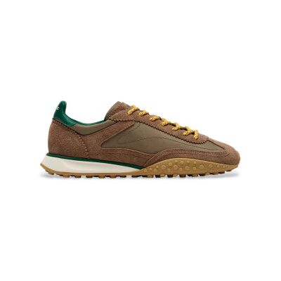 HOFF für Herren. 22559005 Turnschuhe Bridge Mkii braun (45), Leder, Wohnung, Schnürsenkel, Lässig HOFF für Herren. 22559005 Turnschuhe Bridge Mkii braun (45), Leder, Wohnung, Schnürsenkel, Lässig