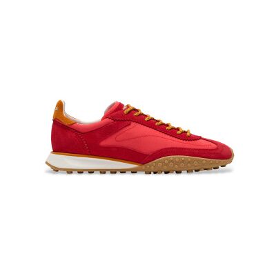 HOFF Unisex. 12635415 Bridge Mkii Leder Turnschuhe rot (40), Wohnung, Schnürsenkel, Lässig HOFF Unisex. 12635415 Bridge Mkii Leder Turnschuhe rot (40), Wohnung, Schnürsenkel, Lässig