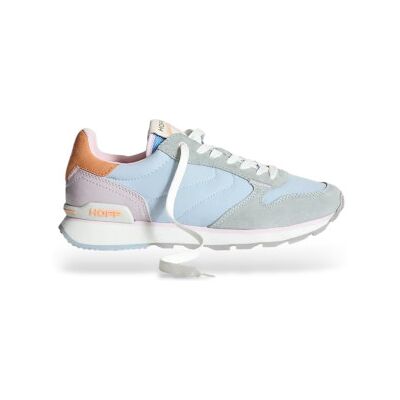 HOFF für Damen. 12517002 Myra blaue Leder-Turnschuhe (38), Wohnung, Schnürsenkel, Lässig HOFF für Damen. 12517002 Myra blaue Leder-Turnschuhe (38), Wohnung, Schnürsenkel, Lässig