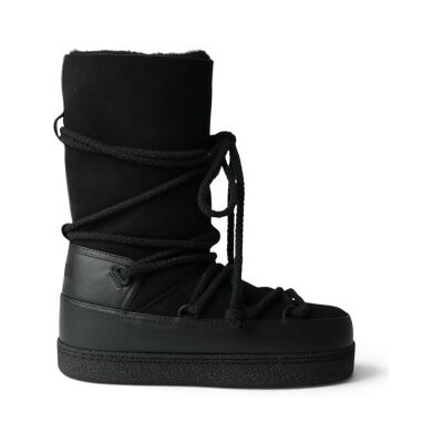 Inuikii für Damen. 1002.002.0032 Classic High Lederstiefel schwarz (37), Wohnung, Schnürsenkel, Lässig Inuikii für Damen. 1002.002.0032 Classic High Lederstiefel schwarz (37), Wohnung, Schnürsenkel, Lässig