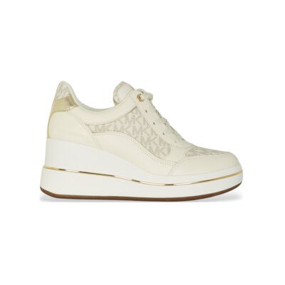 Michael Kors für Damen. 43F5EMFS2L Emmy beige Lederpantoffel (40), 5 bis 8 cm, Schnürsenkel, Lässig Michael Kors für Damen. 43F5EMFS2L Emmy beige Lederpantoffel (40), 5 bis 8 cm, Schnürsenkel, Lässig