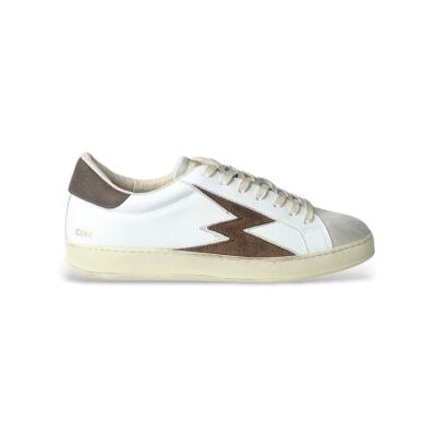 MOA Concept für Herren. IC142MCO Ikonische Leder-Sneakers weiß (44), Wohnung, Schnürsenkel, Lässig MOA Concept für Herren. IC142MCO Ikonische Leder-Sneakers weiß (44), Wohnung, Schnürsenkel, Lässig
