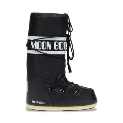 Moon Boot für Damen. 80D1400440 Icon Nylon Stiefel schwarz (39/41), Wohnung, Keine, Lässig, Schnee Moon Boot für Damen. 80D1400440 Icon Nylon Stiefel schwarz (39/41), Wohnung, Keine, Lässig, Schnee