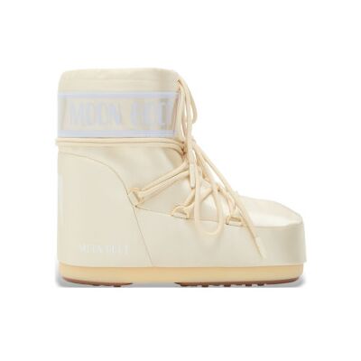 Moon Boot für Damen. 80D1409660 Icon Low Perlmuttbeige Stiefeletten (39/41), Wohnung, Schnürsenkel, Lässig Moon Boot für Damen. 80D1409660 Icon Low Perlmuttbeige Stiefeletten (39/41), Wohnung, Schnürsenkel, Lässig