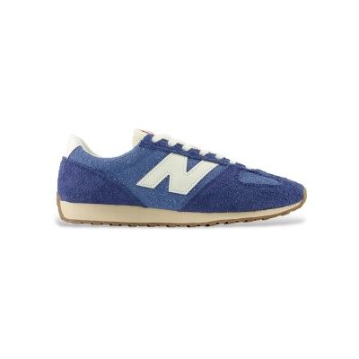New Balance Unisex. U471V1 Blaue Sneaker aus Leder 471 (40), Wohnung, Wildleder, Schnürsenkel, Lässig New Balance Unisex. U471V1 Blaue Sneaker aus Leder 471 (40), Wohnung, Wildleder, Schnürsenkel, Lässig