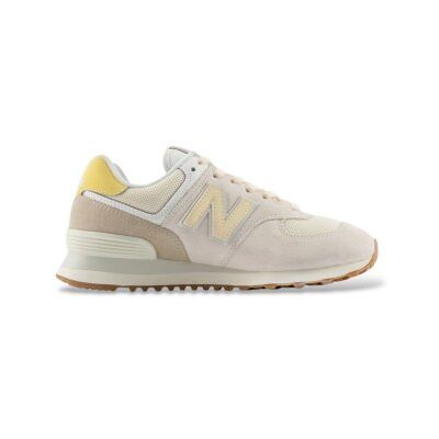 New Balance für Damen. W574V2_LI 574 Sneaker aus Leder in Ecru (44), Beige, Wohnung, Wildleder, Schnürsenkel, Lässig New Balance für Damen. W574V2_LI 574 Sneaker aus Leder in Ecru (44), Beige, Wohnung, Wildleder, Schnürsenkel, Lässig