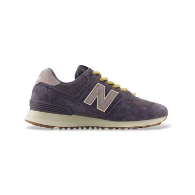 New Balance für Damen. W574V2_LI Leder-Sneaker 574 Grau (35), Wohnung, Wildleder, Schnürsenkel, Lässig New Balance für Damen. W574V2_LI Leder-Sneaker 574 Grau (35), Wohnung, Wildleder, Schnürsenkel, Lässig