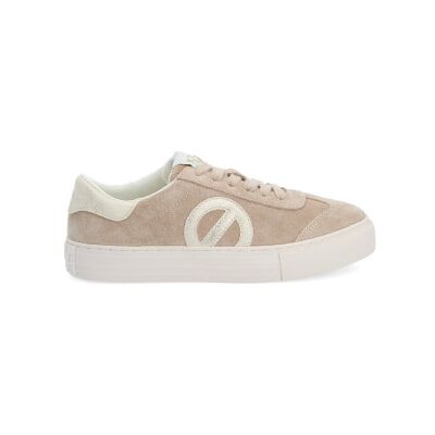 NO NAME für Damen. TNACEZ0 Arcade Toe Side Beige Leder Turnschuhe (40), Wohnung, Schnürsenkel, Lässig NO NAME für Damen. TNACEZ0 Arcade Toe Side Beige Leder Turnschuhe (40), Wohnung, Schnürsenkel, Lässig