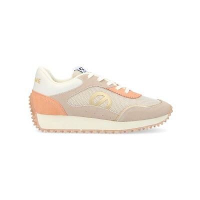 NO NAME für Damen. LNIAVE0 Punky Jogger Turnschuhe aus Leder in Beige (38), Wohnung, Schnürsenkel, Lässig, Sportlich NO NAME für Damen. LNIAVE0 Punky Jogger Turnschuhe aus Leder in Beige (38), Wohnung, Schnürsenkel, Lässig, Sportlich