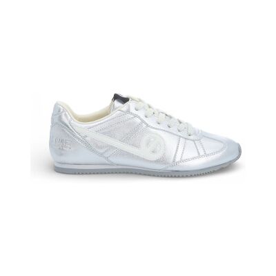 NO NAME für Damen. TNERX30 Schuhe Evo Run silber (38), Leder, Wohnung, Schnürsenkel, Lässig NO NAME für Damen. TNERX30 Schuhe Evo Run silber (38), Leder, Wohnung, Schnürsenkel, Lässig