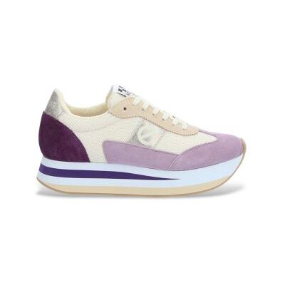 NO NAME für Damen. KNIMSSK Off-white Flex Jogger Turnschuhe aus Leder (39), Weiß, 3 bis 5 cm, Schnürsenkel, Lässig NO NAME für Damen. KNIMSSK Off-white Flex Jogger Turnschuhe aus Leder (39), Weiß, 3 bis 5 cm, Schnürsenkel, Lässig