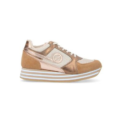NO NAME KNHAKD0 Modell Casual Beigefarbene Turnschuhe - Sneaker NO NAME KNHAKD0 Modell Casual Beigefarbene Turnschuhe - Sneaker