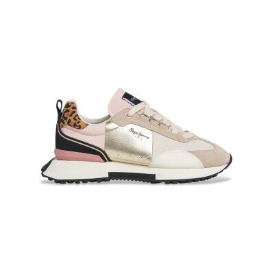 Pepe Jeans für Damen. PLS600005 Archer Wilder Leder Turnschuhe beige (36), Wohnung, Schnürsenkel, Lässig Pepe Jeans für Damen. PLS600005 Archer Wilder Leder Turnschuhe beige (36), Wohnung, Schnürsenkel, Lässig