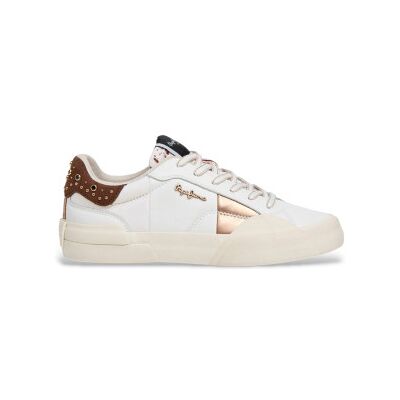 Pepe Jeans für Damen. PLS300013 Milanix Turnschuhe weiß (41), Wohnung, Schnürsenkel, Lässig Pepe Jeans für Damen. PLS300013 Milanix Turnschuhe weiß (41), Wohnung, Schnürsenkel, Lässig