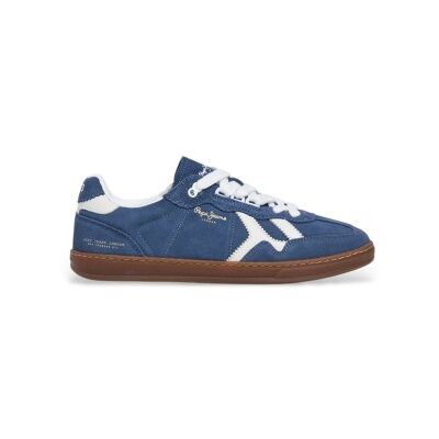 Pepe Jeans für Herren. PMS000031 Ball Retro Leder Turnschuhe navy (42), Wohnung, Schnürsenkel, Lässig, Marine Pepe Jeans für Herren. PMS000031 Ball Retro Leder Turnschuhe navy (42), Wohnung, Schnürsenkel, Lässig, Marine