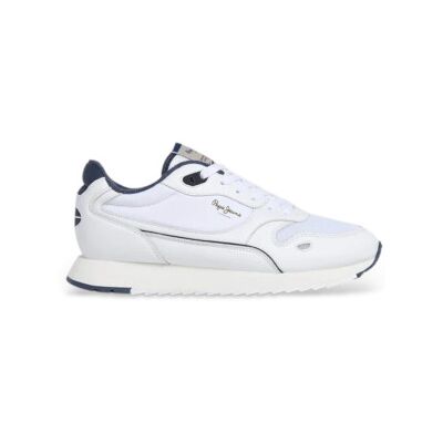 Pepe Jeans für Herren. PMS400008 Turnschuhe Bexley One weiß (45), Wohnung, Schnürsenkel, Lässig Pepe Jeans für Herren. PMS400008 Turnschuhe Bexley One weiß (45), Wohnung, Schnürsenkel, Lässig