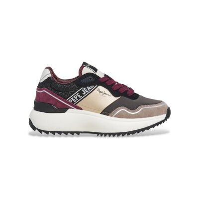 Pepe Jeans für Damen. PLS600028 Kimi City Leder Turnschuhe braun (38), 3 bis 5 cm, Schnürsenkel, Lässig Pepe Jeans für Damen. PLS600028 Kimi City Leder Turnschuhe braun (38), 3 bis 5 cm, Schnürsenkel, Lässig