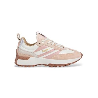 Pepe Jeans für Damen. PLS600032 Lucky Original Beige Leder Turnschuhe (38), Wohnung, Schnürsenkel, Lässig Pepe Jeans für Damen. PLS600032 Lucky Original Beige Leder Turnschuhe (38), Wohnung, Schnürsenkel, Lässig