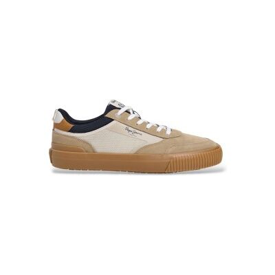 Pepe Jeans für Herren. PMS300019 Nolan Street beige Turnschuhe (45), Wohnung, Wildleder, Schnürsenkel, Lässig Pepe Jeans für Herren. PMS300019 Nolan Street beige Turnschuhe (45), Wohnung, Wildleder, Schnürsenkel, Lässig