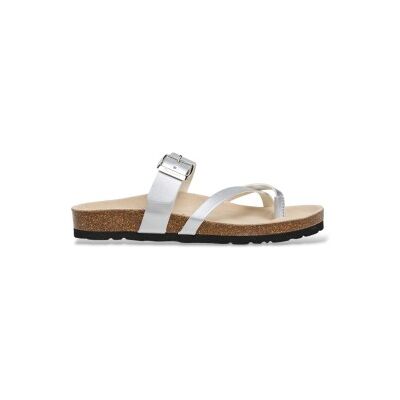 Pepe Jeans für Damen. PLS800001 Silberne Oban Cool Sandalen (38), Wohnung, 1 bis 3 cm, Keine, Lässig Pepe Jeans für Damen. PLS800001 Silberne Oban Cool Sandalen (38), Wohnung, 1 bis 3 cm, Keine, Lässig