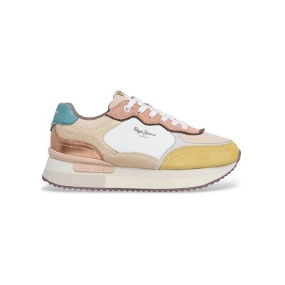 Pepe Jeans für Damen. PLS600041 Rusper Racer beige Turnschuhe (38), 3 bis 5 cm, Schnürsenkel, Lässig Pepe Jeans für Damen. PLS600041 Rusper Racer beige Turnschuhe (38), 3 bis 5 cm, Schnürsenkel, Lässig