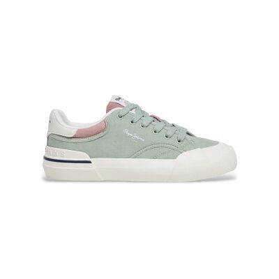 Pepe Jeans für Damen. PLS300017 Sneaker Taylor Basic grün (39), Stoff, Wohnung, Schnürsenkel, Lässig Pepe Jeans für Damen. PLS300017 Sneaker Taylor Basic grün (39), Stoff, Wohnung, Schnürsenkel, Lässig