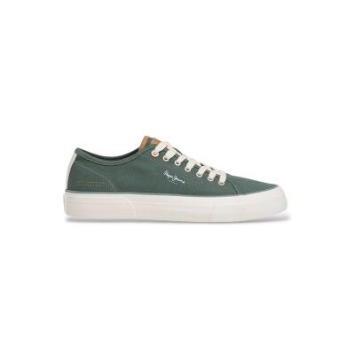 Pepe Jeans für Herren. PMS300016 Turnschuhe Taylor Match grün (41), Leder, Wohnung, Schnürsenkel, Lässig Pepe Jeans für Herren. PMS300016 Turnschuhe Taylor Match grün (41), Leder, Wohnung, Schnürsenkel, Lässig